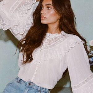 NWT Spell Ella Blouse Size Small